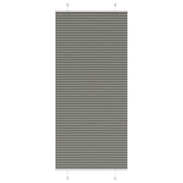 vidaXL Store plissé anthracite 95x200 cm largeur du tissu 94 4 cm