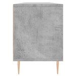 vidaXL Meuble TV gris béton 150x30x44 5 cm bois d'ingénierie