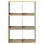vidaXL Étagère séparatrice de pièce chêne sonoma 69 5x29x103 5 cm