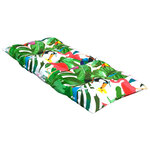 vidaXL Coussins de chaise à dossier haut lot de 2 multicolore