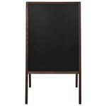 Tableau double face bois de cèdre autoportant 60 x 80 cm noir 02_0045437
