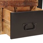 vidaXL Porte-vêtements 40x40x90 cm Bois Massif Rugueux Mango