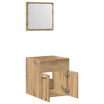 vidaXL Ensemble de meubles salle de bain 2 Pièces bois d'ingénierie