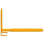 vidaXL Étagère Flottante Invisible 4 pc Jaune moutarde 6 x 11 x 6 5 cm