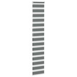vidaXL Store zèbre gris foncé largeur du tissu 40 9 cm polyester