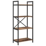 vidaXL Étagère Bois Ancien 56 x 34 x 133 5 cm Bois d'ingénierie