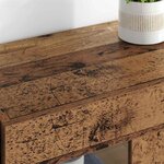 vidaXL Cabinets muraux 2 Pièces Bois Ancien 69 5 x 34 x 90 cm