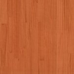 vidaXL Tête de lit cire marron 120 cm bois massif de pin