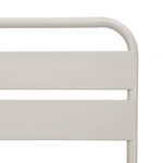 vidaXL Chaise de jardin pliante 2 Pièces Beige 55 x 56 5 x 91cm Acier
