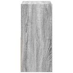 vidaXL Table de chevet Gris Sonoma 35 x 32 x 68 5 cm Bois d'ingénierie