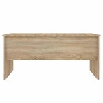 vidaXL Table basse chêne sonoma 102x50 5x46 5 cm bois d'ingénierie