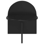 vidaXL Table de chevet 2 Pièces Chêne noir 40 x 35 5 x 45 5 cm