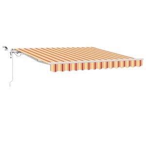 vidaXL Auvent Rétractable Jaune et Orange 300 x 250 cm