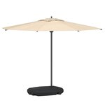 vidaXL Porte-parasol d'extérieur Noir