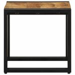 vidaXL Table basse Marron 40 x 40 x 38 cm bois de manguier massif