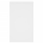 vidaXL Supports pour plantes 2 Pièces blanc 30x30x50 cm bois d'ingénierie