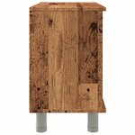 vidaXL Armoire de salle de bain vieux bois 60x32x53 5 cm