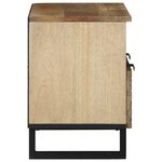 vidaXL Cabinet TV Marron 70 x 33 x 46 cm bois de manguier massif