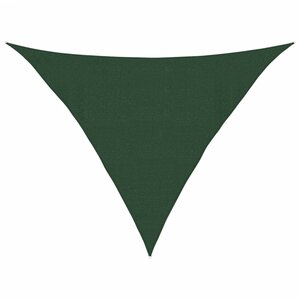 vidaXL Voile d'ombrage 160 g/m² Vert foncé 4x4x5 8 m PEHD