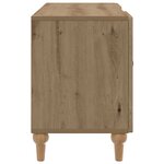 vidaXL Meuble TV Chêne artisanal 102 x 34 5 x 50 cm Bois d'ingénierie