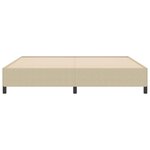 vidaXL Cadre de lit Vert gris 200 x 200 cm Tissu en velours côtelé