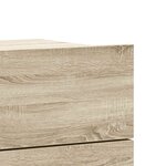 vidaXL Table de chevet chêne sonoma 40x30x30 cm Bois d'ingénierie