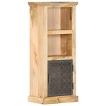 vidaXL Buffet avec porte 45x32x110 cm Bois de manguier solide