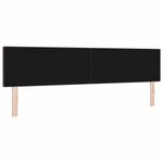 vidaXL Tête de lit avec tête de lit Marron foncé 200 cm tissu