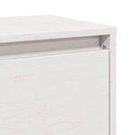 vidaXL Armoire murale Blanc 80x30x35 cm Bois de pin massif