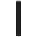 vidaXL Pieds de table basse en V 2 pièces Noir 38 x (42-43 3) cm Acier
