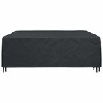 vidaXL Housse pour mobilier d'extérieur Noir 220 x 220 x 70 cm 600D