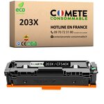 203X - 1 Toner compatible avec HP 203X CF540X Noir - COMETE