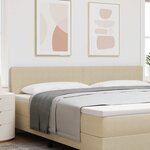 vidaXL Tête de lit Vert gris clair 200 cm Tissu côtelé