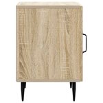 vidaXL Cabinet de chevet 2 Pièces Chêne Sonoma 43 x 34 5 x 50 cm