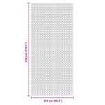 vidaXL Tapis de sol de camping bleu 5 5x2 5 m