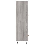 vidaXL Buffet haut sonoma gris 69 5x31x115 cm bois d'ingénierie