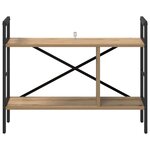 vidaXL Étagère Chêne artisanal 75 x 30 x 58 5 cm Bois d'ingénierie