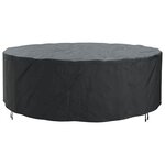 vidaXL Housse pour mobilier d'extérieur 279 x 279 x 71 cm Tissu 600D