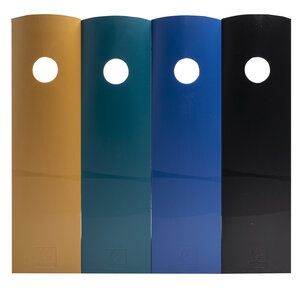 Set De 4 Porte-revues Mag-cube Neo Deco - Couleurs Assorties - Exacompta