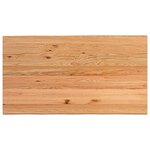 vidaXL Table à manger avec bord naturel 220x120x74cm bois massif chêne