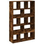 vidaXL Bibliothèque chêne fumé 100x33x156 5 cm bois d'ingénierie
