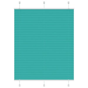 vidaXL Store plissé vert pétrole 105x150cm largeur du tissu 104 4cm