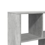 vidaXL Bibliothèque gris béton 100x33x156 5 cm bois d'ingénierie