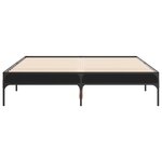 vidaXL Cadre de lit sans matelas noir 120x190 cm