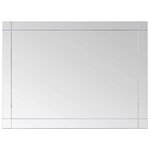 vidaXL Miroir mural 60x50 cm Verre