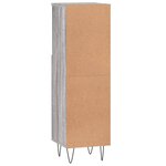 vidaXL Armoire salle de bain sonoma gris 30x30x100 cm