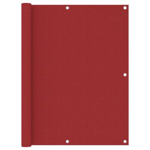 vidaXL Écran de balcon Rouge 120x300 cm Tissu Oxford