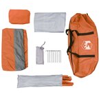 vidaXL Tente de toilette orange imperméable