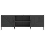 vidaXL Meuble TV Noir 150 x 31 x 50 cm Bois d'ingénierie