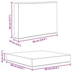 vidaXL Coussin de canapé d'extérieur 2 Pièces Noir Polyester